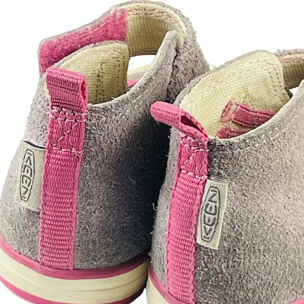 Keen Coronado High Top Pink Purple Suede Sneaker Shoes SZ 4 Toddler Non Marking - Picture 12 of 12